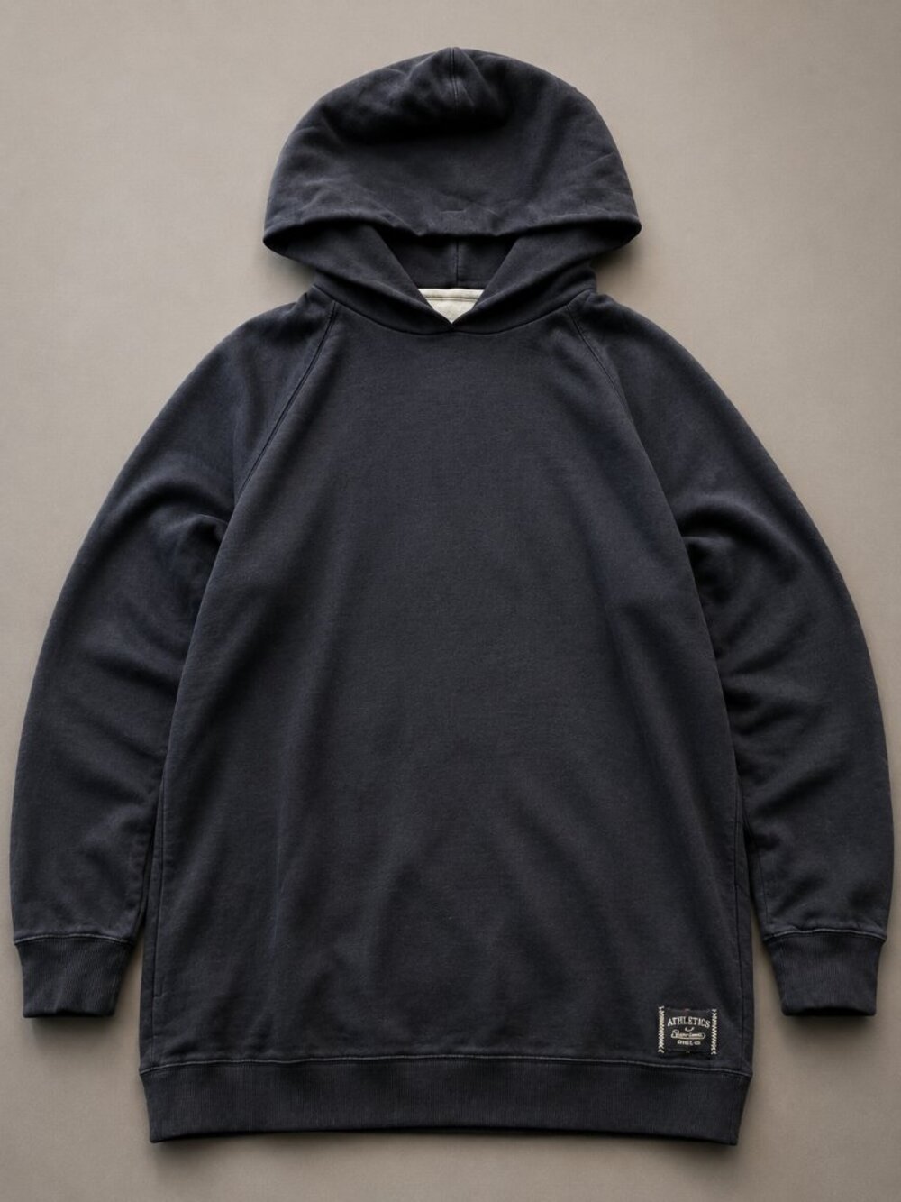 Black Athletics Graphic Pullover Hoodie Women's Large